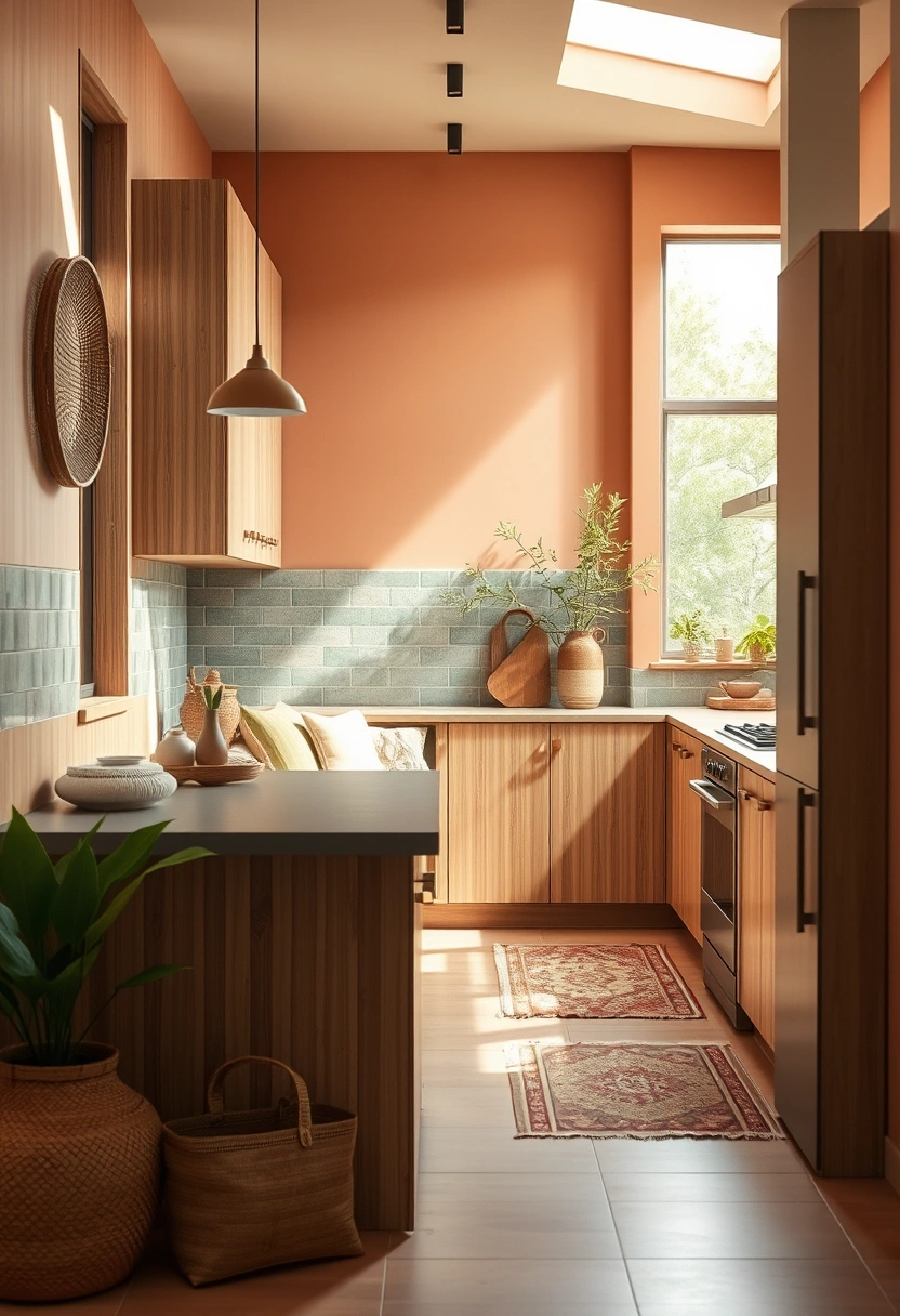 modern boho kitchen ideas 7