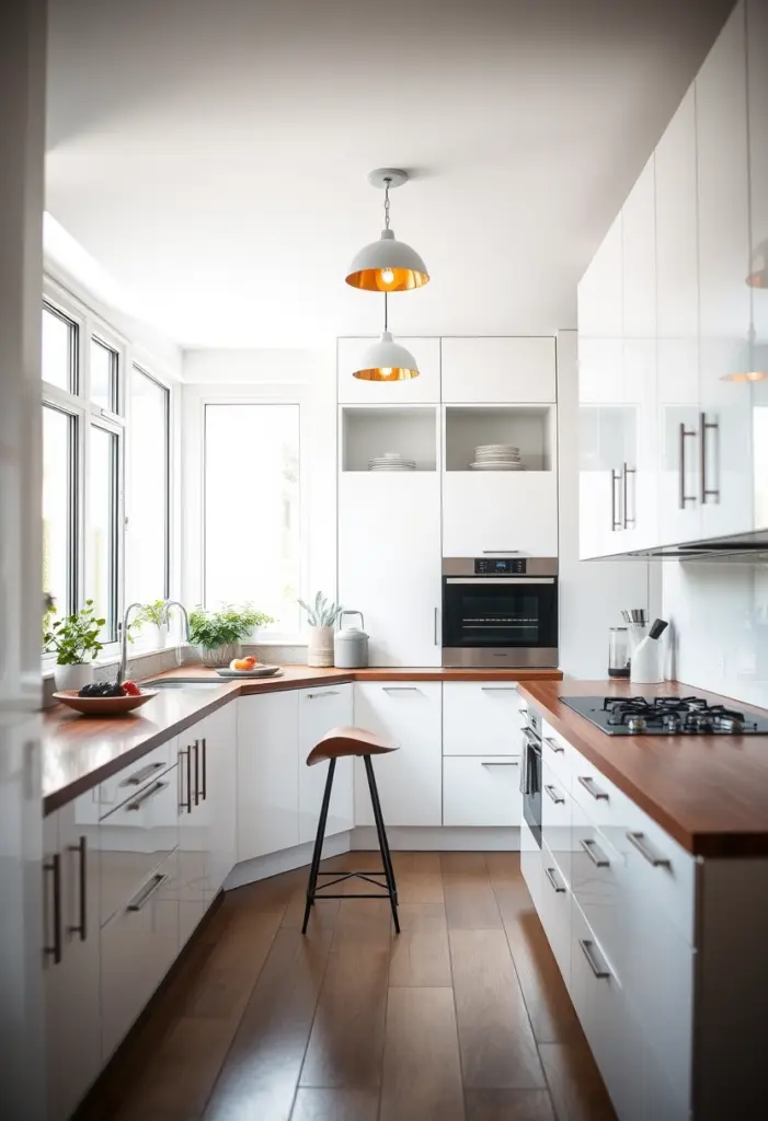 modern galley kitchen ideas 1