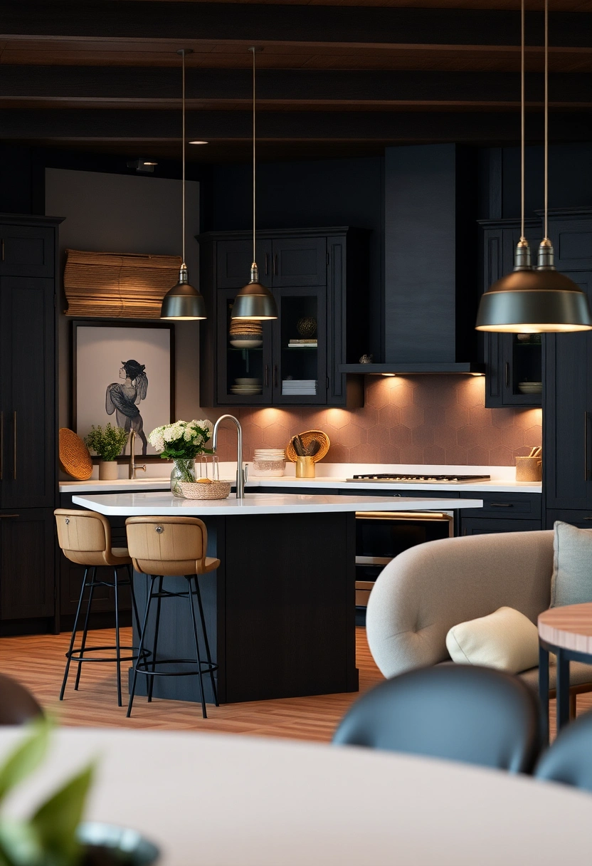 moody kitchen ideas 18