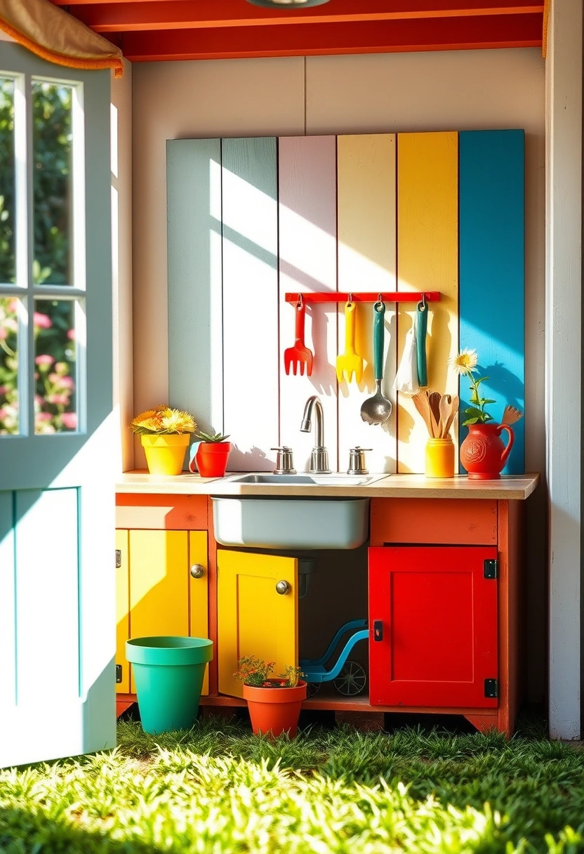 mud kitchen ideas 2
