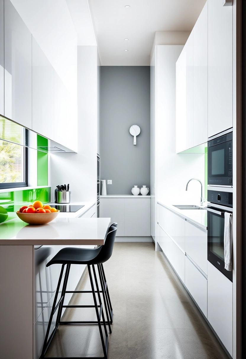 narrow kitchen ideas 11