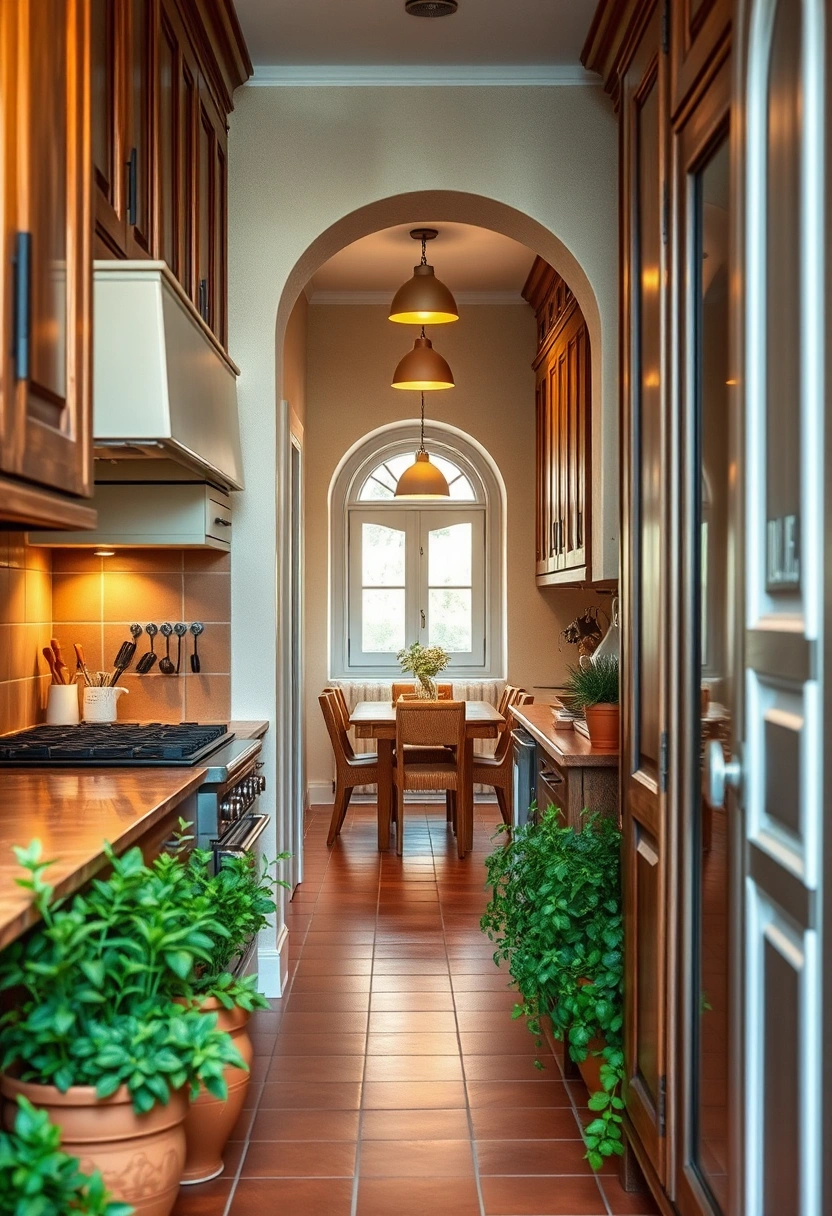 narrow kitchen ideas 12