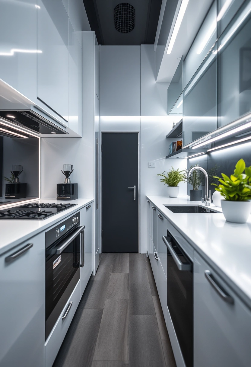 narrow kitchen ideas 17
