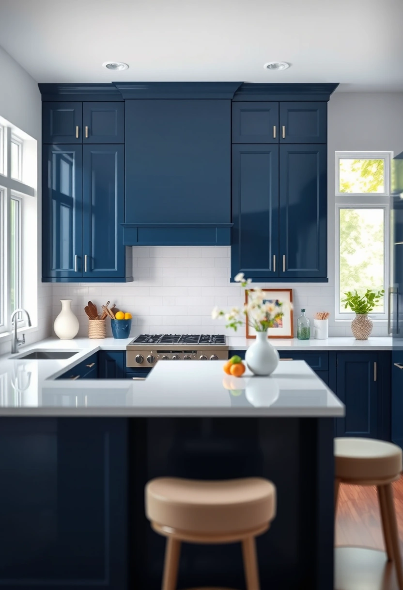 navy blue kitchen ideas 12