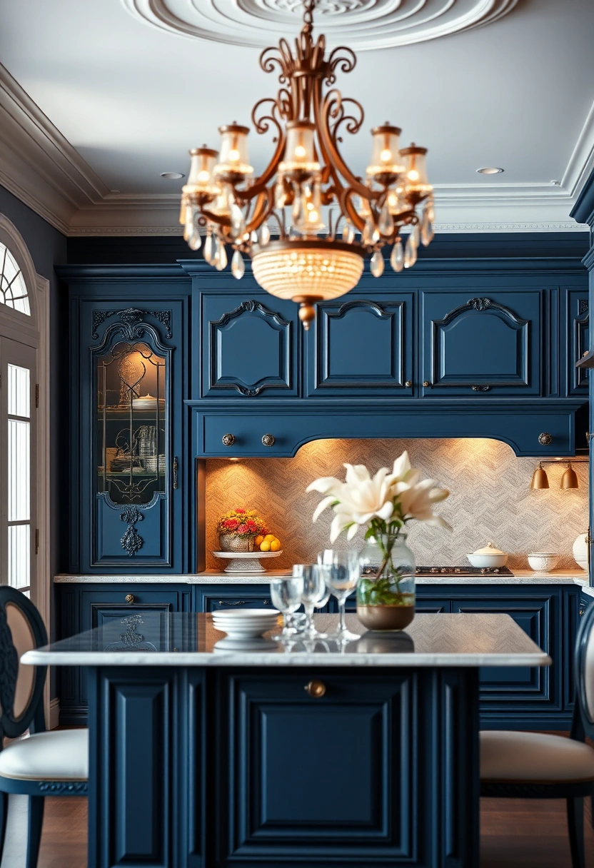 navy blue kitchen ideas 14