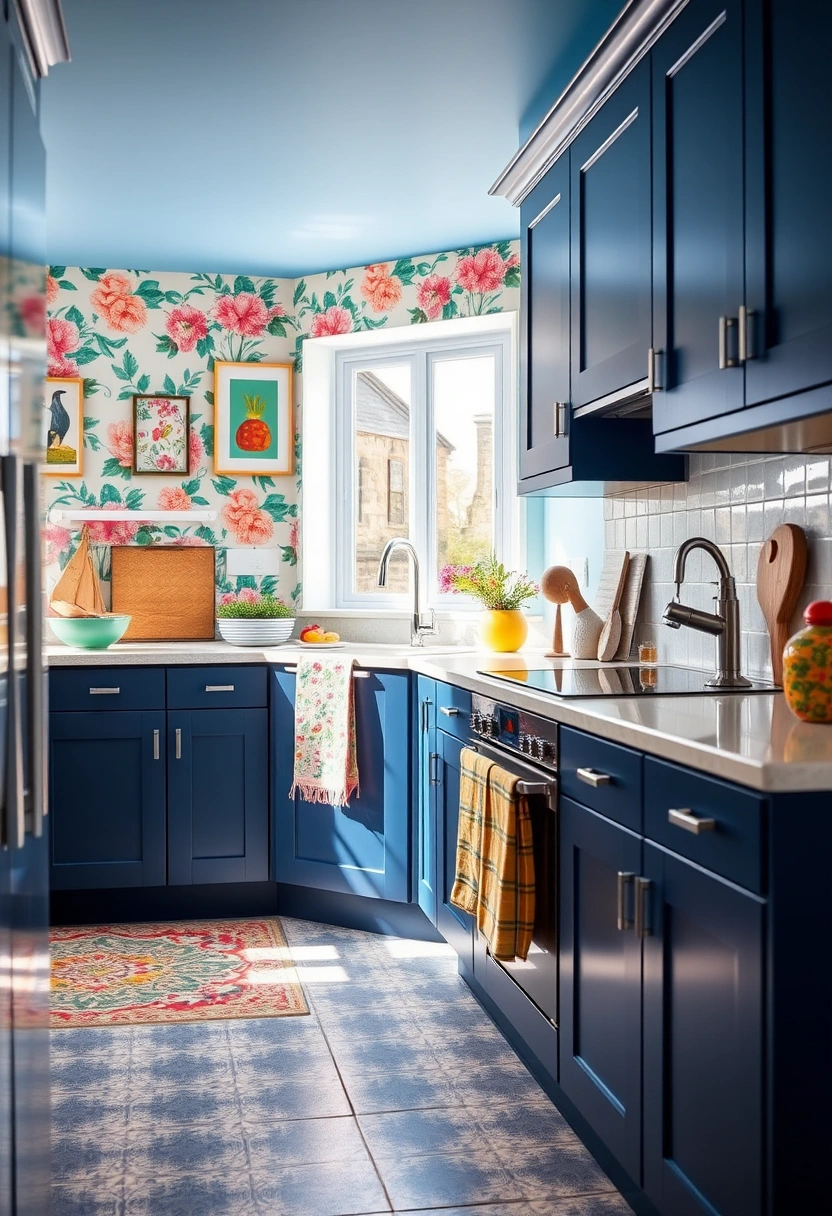 navy blue kitchen ideas 15