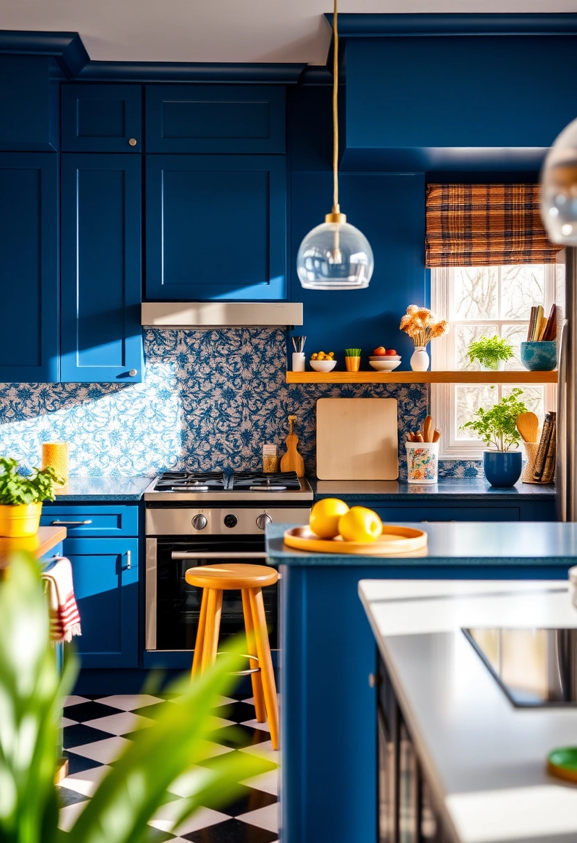 navy blue kitchen ideas 18