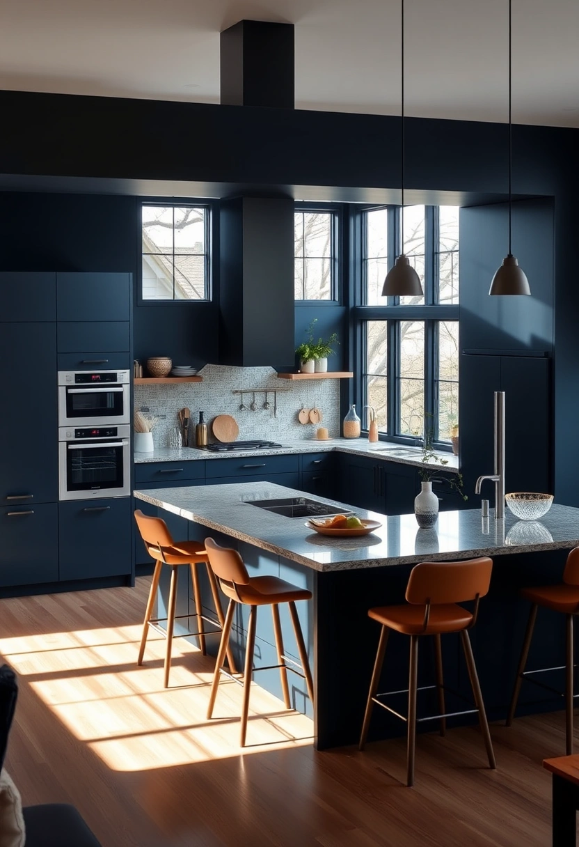 navy blue kitchen ideas 2