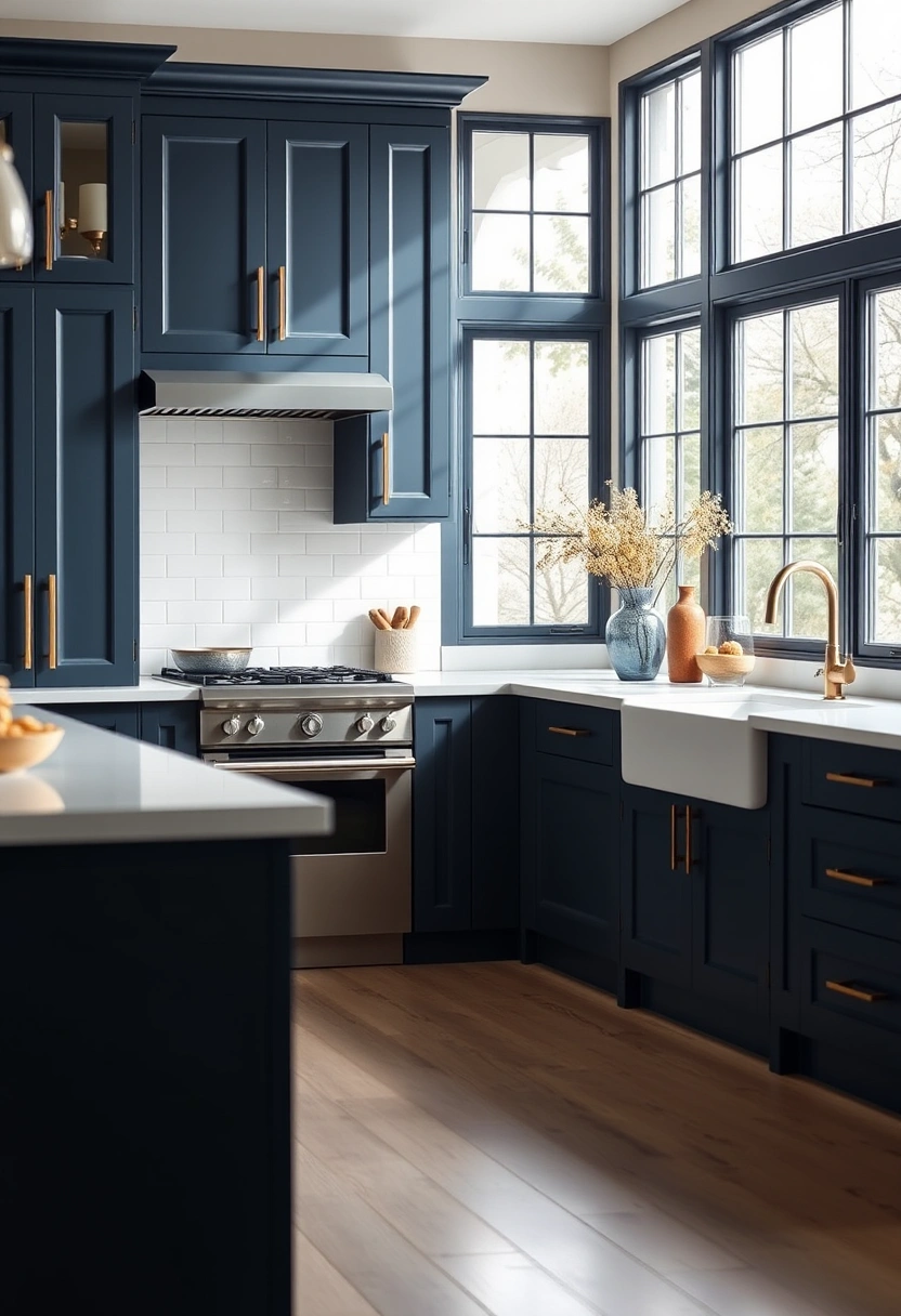 navy blue kitchen ideas 20
