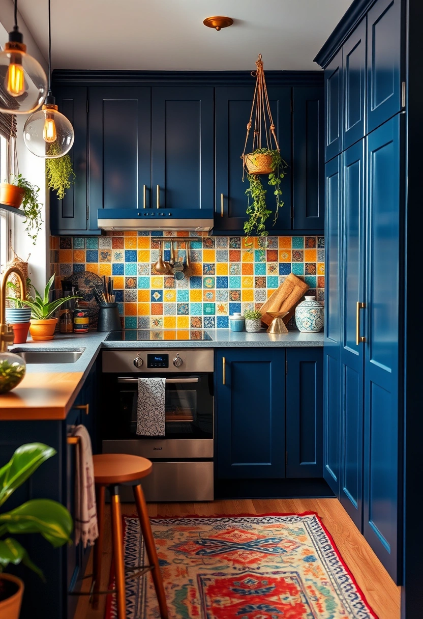 navy blue kitchen ideas 6