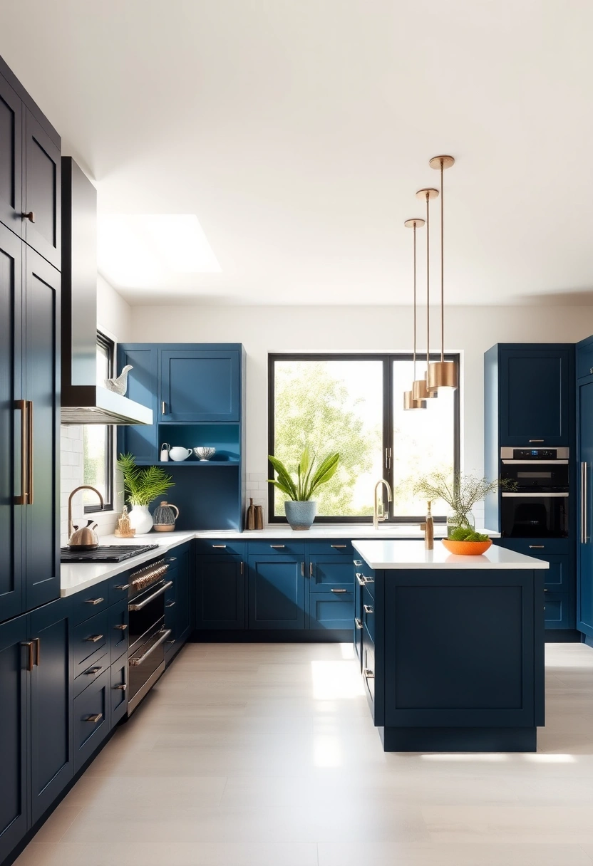 navy blue kitchen ideas 9