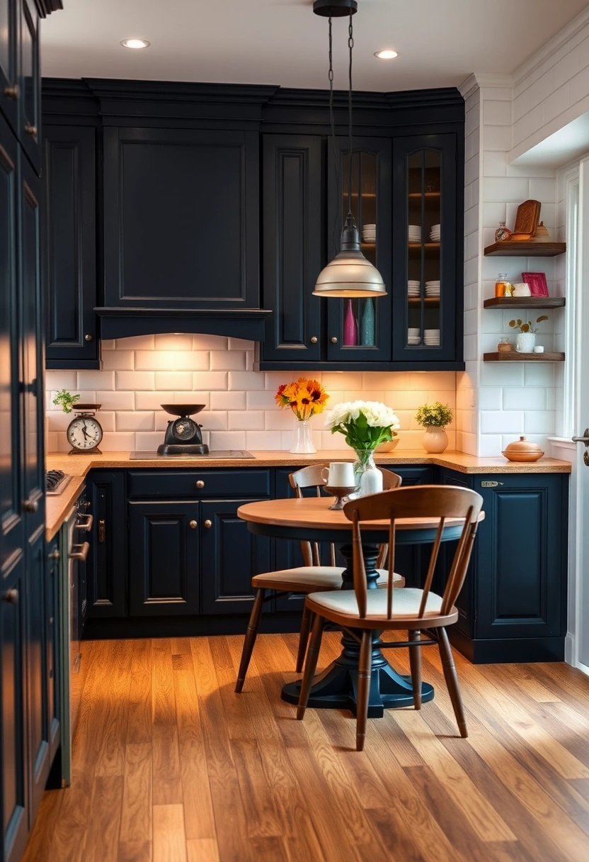 navy kitchen ideas 11