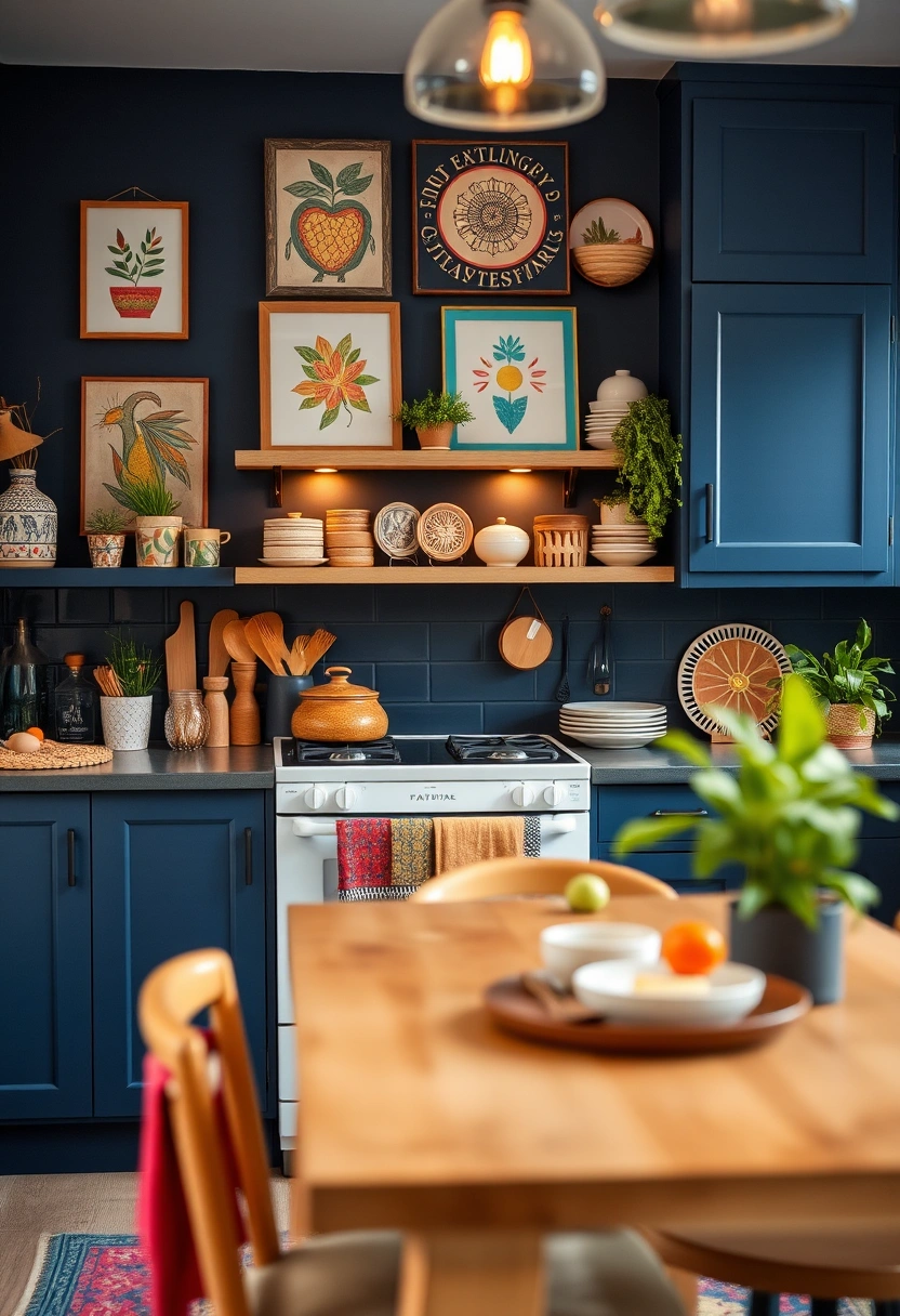 navy kitchen ideas 15