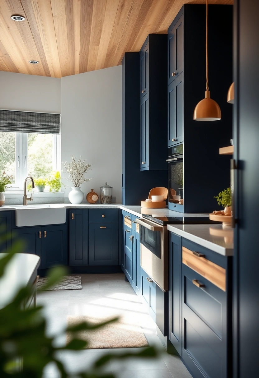 navy kitchen ideas 18