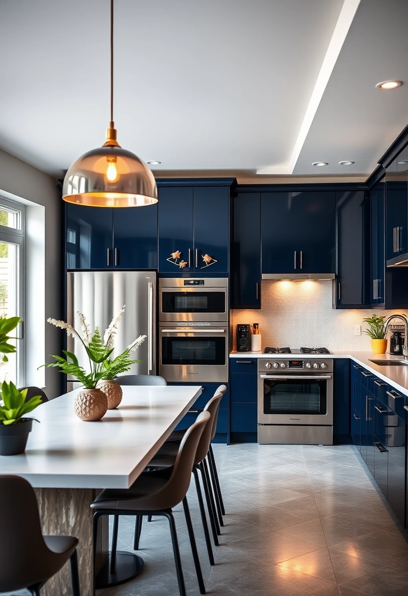 navy kitchen ideas 4