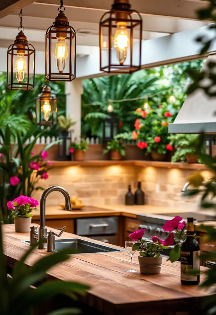 outdoor kitchen backsplash ideas 1