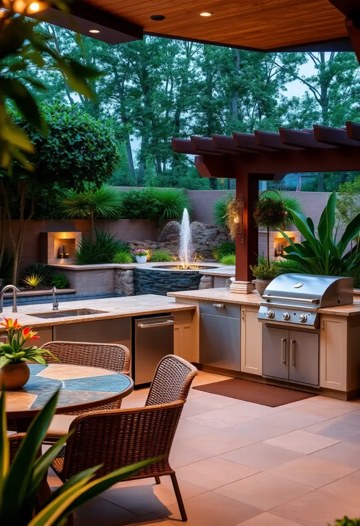 outdoor patio kitchen ideas 1