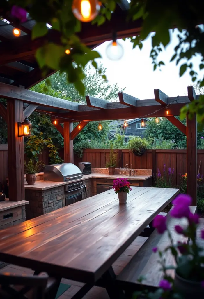 outside kitchen ideas outdoor spaces 1