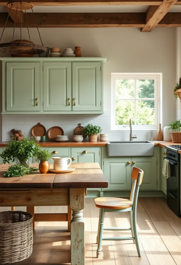 painted kitchen cabinet ideas 1
