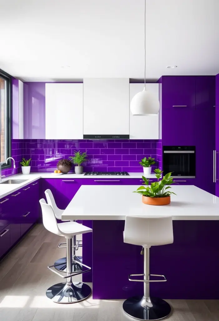purple kitchen ideas 1