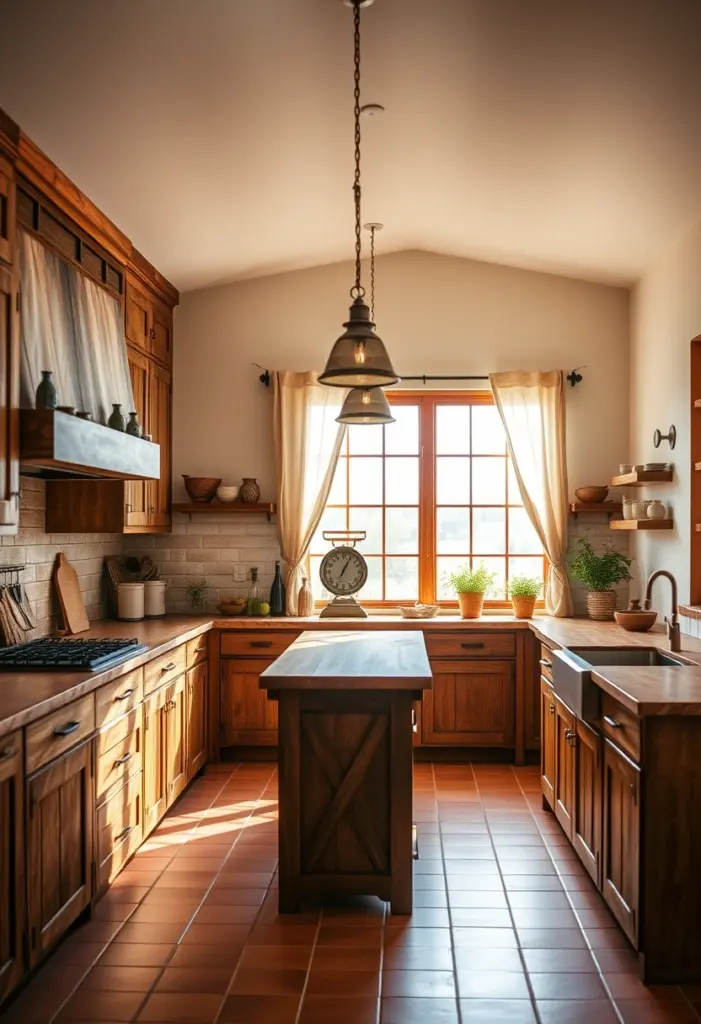 rustic kitchen design ideas 1