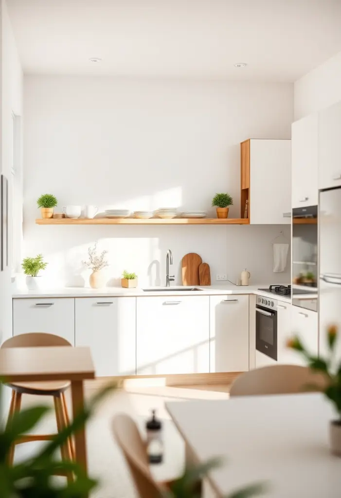 single wall kitchen ideas 1