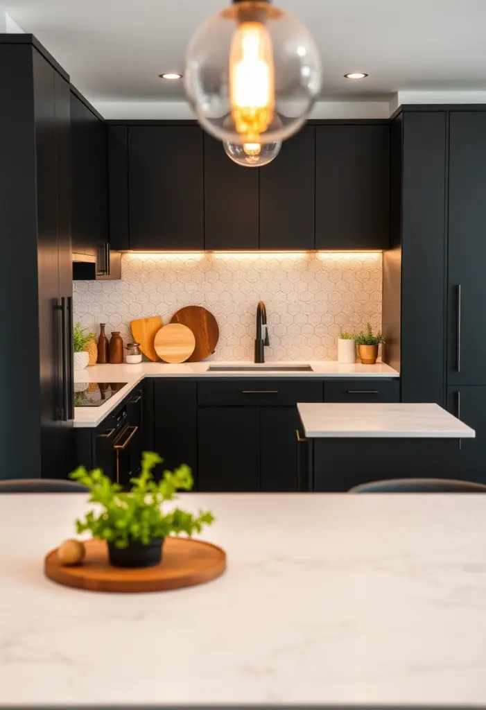 small black kitchen ideas 1