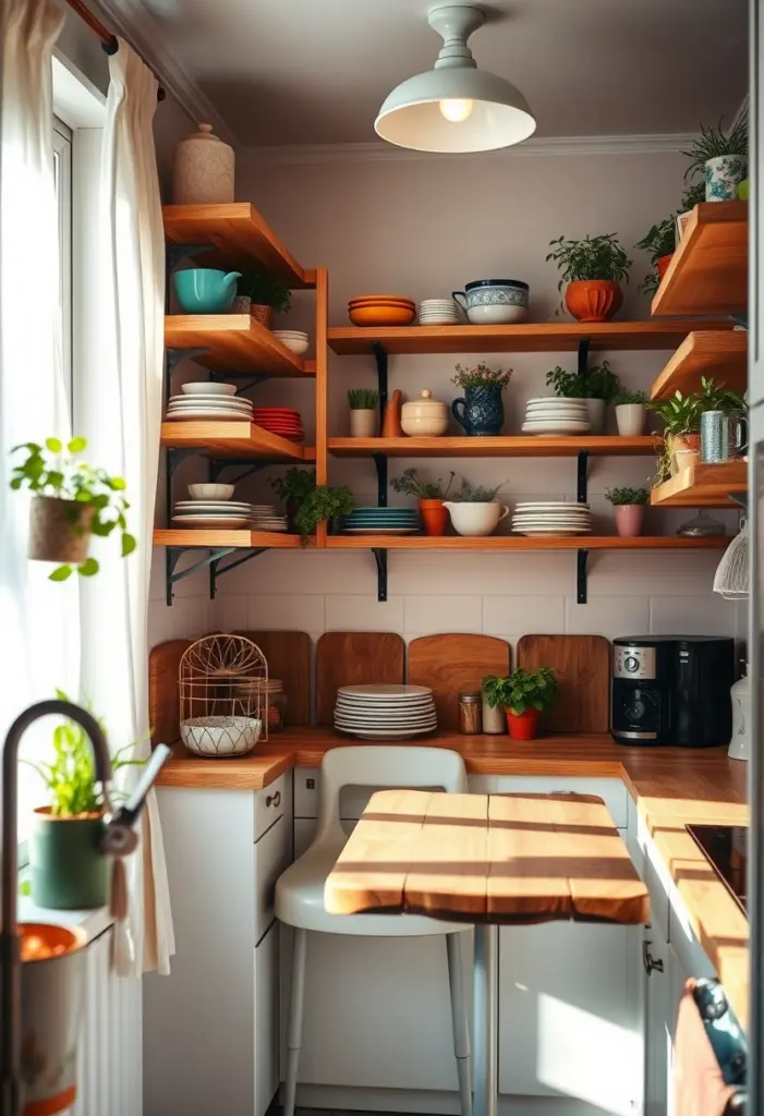 small kitchen shelving ideas 1