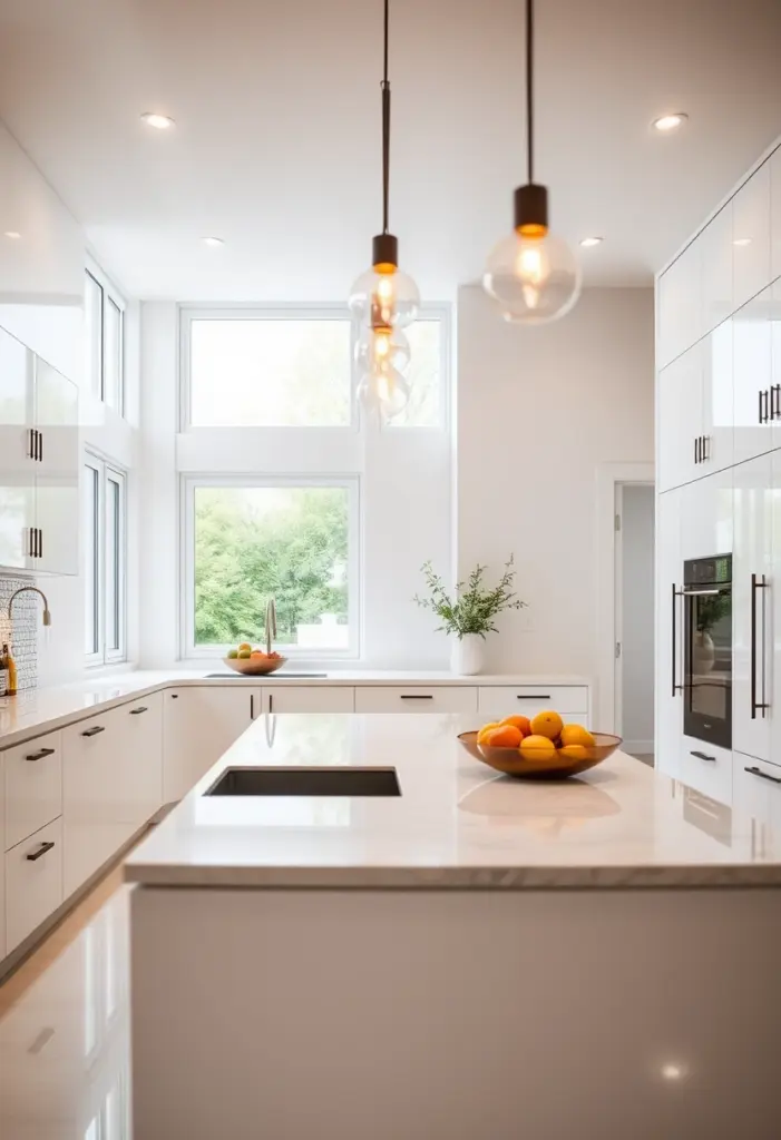 white gloss kitchen ideas 1