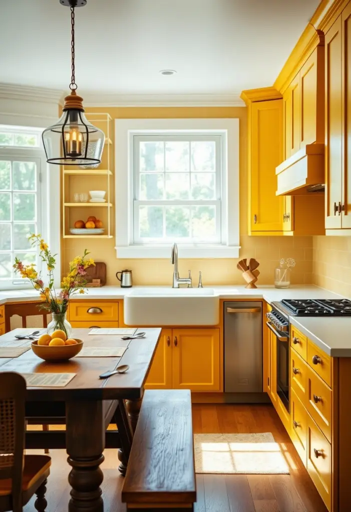 yellow kitchen ideas 1